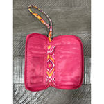 Vera Bradley Women's Pink Yellow Floral Wristlet Photo 2