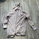 Chic Me Cozy Hooded Cardigan Sweater - Cream Photo 0