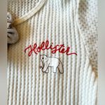 Hollister NWOT white waffle knit sleep long sleeve shirt & Scunci Set Small Photo 1