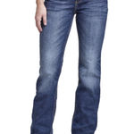 Wrangler NWT Retro Mae Mid-Rise Bootcut Jeans Classic Indigo 26/1 x 32 Photo 0