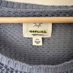 Aerie Offline Ombré Open Knit Cropped Sweater Size S travel Popover Lightweight Photo 2