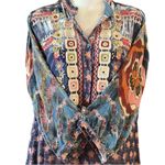 Johnny Was Vember heavily embroidered velvet burnout dress NWT Photo 5