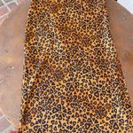 Urban Outfitters Satin cheetah midi skirt   Photo 0
