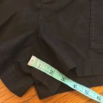 Maeve Anthropologie  Black  Linen Shorts size 14 Photo 5