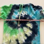 By Samii Ryan | BSR Logo Multicolor Tie Dye Hoodie Sweatshirt Small Blue Photo 6