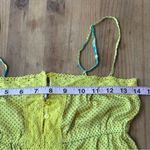 Max Rave Green and Blue Smocked Camisole Top Size S Photo 9