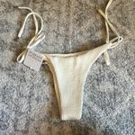 Monday Swim Palma Bottom in Ivory Crinkle Size 0P Photo 1