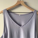 Lululemon Watch Me Flip Tank in Heathered Misty Moon Sleeveless Top Yoga V-neck Photo 4