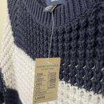 American Eagle NEW Striped Loose Knit Long Length Jeggings Sweater ~ Size L Photo 3