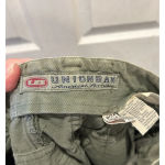 Unionbay VTG NWT Union Bay Shorts Juniors 5/6 Green Denim High Waist Mom Belt Deadstock‎ Photo 10