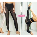 Alo Yoga Alo High-Waist Airlift Energize Legging Black Sheer Mesh Cut-Outs Cutouts Tights Photo 6