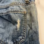 Eunina Blue Ava Low Rise Zipper Skinny Ankle Distressed Jeans Size 26 Photo 5