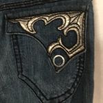 Cache CONTOUR Embellished Embroidery Flair Jean Pant Denim Stretch $158 NWoT New Photo 1