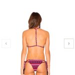 SOAH (Soul of a Hippie) Evan Halter Bathing Suit Top Pink Size M Photo 1