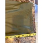 Aerie Offline Real Luxe Wide Leg Olive Green Vegan Leather Pants Medium Photo 7