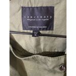 Sanctuary  Olive Green Moto Jacket Women’s Medium Asymmetrical Zip, Utility Style Photo 7