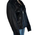 Hard Rock Cafe Save The Planet New York leather moto jacket Photo 2