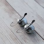 Turquoise Tone & Silver Tone Dangle Earrings for Pierced Ears Blue Photo 7