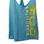 Hollister VTG Y2K XS Racerback Tank HCO California Spellout Graphic Neon Casual Photo 3