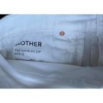 New Mother White Straight Jeans, size 30 Photo 4