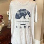 Comfy CAMP Boyfriend Tee Heather Oatmeal Size XL Photo 2