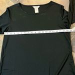 Multiples NWT  Black long Sleeve Tee Shirt Small Photo 6