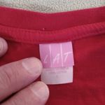 LAT womens vneck holiday ornament bling Christmas tshirst red Size L Photo 1