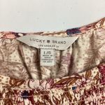 Lucky Brand  Short Sleeve Stretchy Floral Blouse Top Photo 4