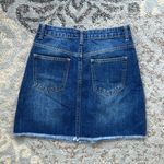 Nasty Gal  Ripped Distressed Denim Mini Skirt Blue 6 Photo 4