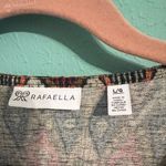 Rafaella  Southwest Zipper Detail Top Blouse Western Tribal Stretch Large Photo 2