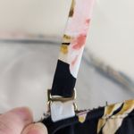 Kona Sol  Black Pink Floral One Piece Swimsuit Chest Ruffle Padded Size Small Photo 8