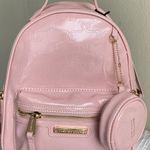 Juicy Couture Pink Mini Backpack with Coin Purse – Glossy Monogram Logo Photo 0