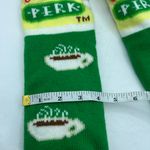 Novelty Sherpa Lined Socks Footies One Size Unisex "Friends" Central Perk Green Photo 7