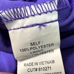 Rabbit Vintage Handkerchief Dress Womens 6 Empire Smocked Waist Artsy Festival Purple Photo 11