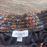 Evereve Brown and Orange Ruffled Mini Skirt Medium Mesh Tiered Photo 4