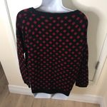 Timing harlequin red and black sweater L acrylic Photo 14