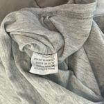 None Heather Gray Long Sleeve Women's Cropped Tee Photo 2