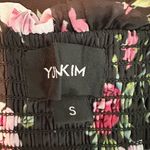 Yumi Kim Anthropologie Chantal Black Pink Floral Maternity Midi Dress Size Small Photo 5