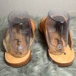 Free People  Emelia Slip-On Sandals Suede Cross Strap Sandals - Tan Size EU38 US8 Photo 6