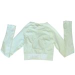 Gymshark Flex Long Sleeve Crop Top Light Green Marl XS EUC Photo 5