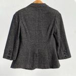 Anthropologie Cartonnier Women’s Heathered Grey Sweater knit Blazer Jacket Sz S Photo 3