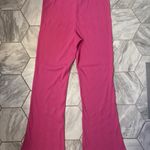 Aerie Cropped Pink Flare Leggings Photo 0