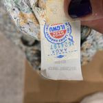 Vintage floral‎ skirt Union made size 10 sash belt side zip and button Photo 5