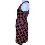 Maeve Anthro Rokin Polka Dot Orange Blue Dress 0 Photo 5