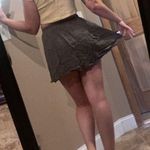 Army Green Flowy Skirt Photo 3