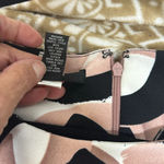 Alfani  Houndstooth Sheath Dress Interlock Swirl Black-Pink Photo 8