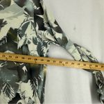 Theory 38 Pullover Sweatshirt Leaf Pattern Womens Medium Green Photo 6