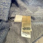 LL Bean Blue Floral Wrinkle Free Pinpoint Oxford Long Sleeve Button Shirt SMALL Photo 9