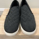 Mossimo Supply Co Mossimo Black Quilted Fabric Slip On Casual Sneakers 8.5 Photo 5