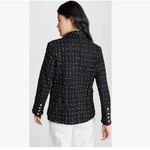 LIONESS  Women's The Kendall Blazer Black Raw Hems size Medium Photo 12